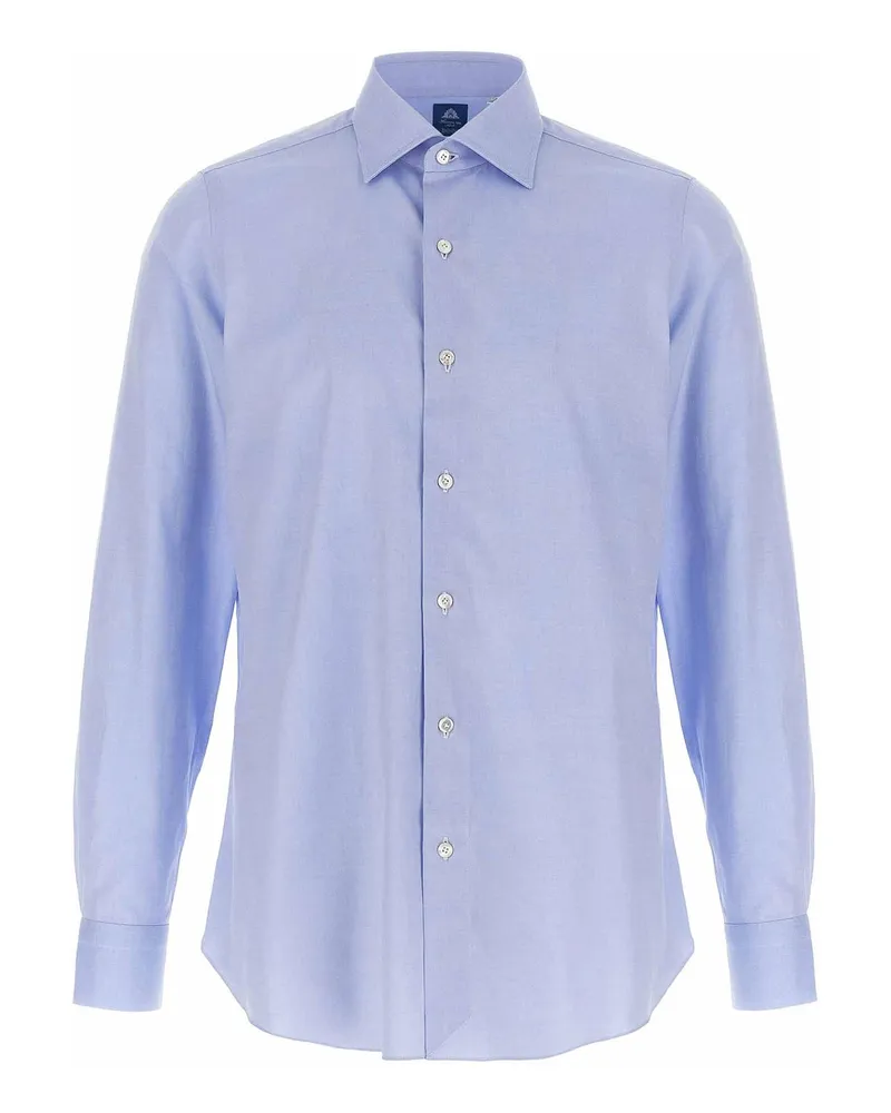 Finamore 1925 Hemd - Bunt Hellblau
