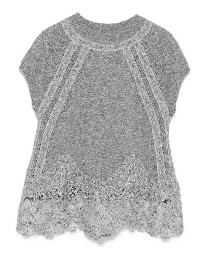 Ermanno Scervino Top - Grau Grau