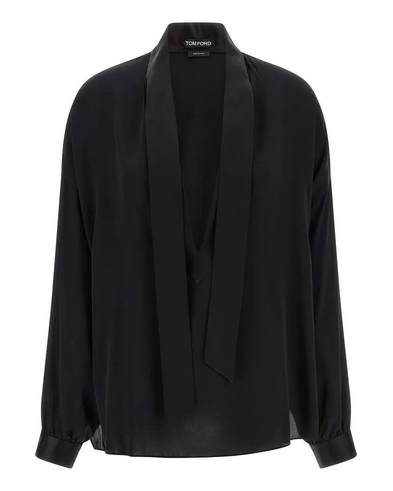 Tom Ford Bluse - Schwarz Schwarz