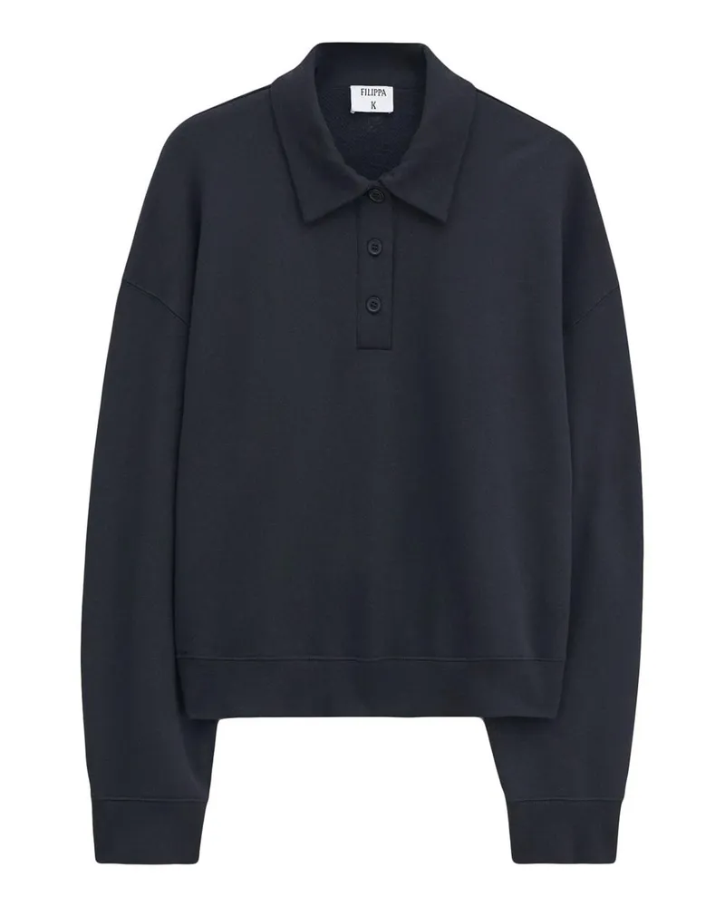 Filippa K Poloshirt - Schwarz Schwarz