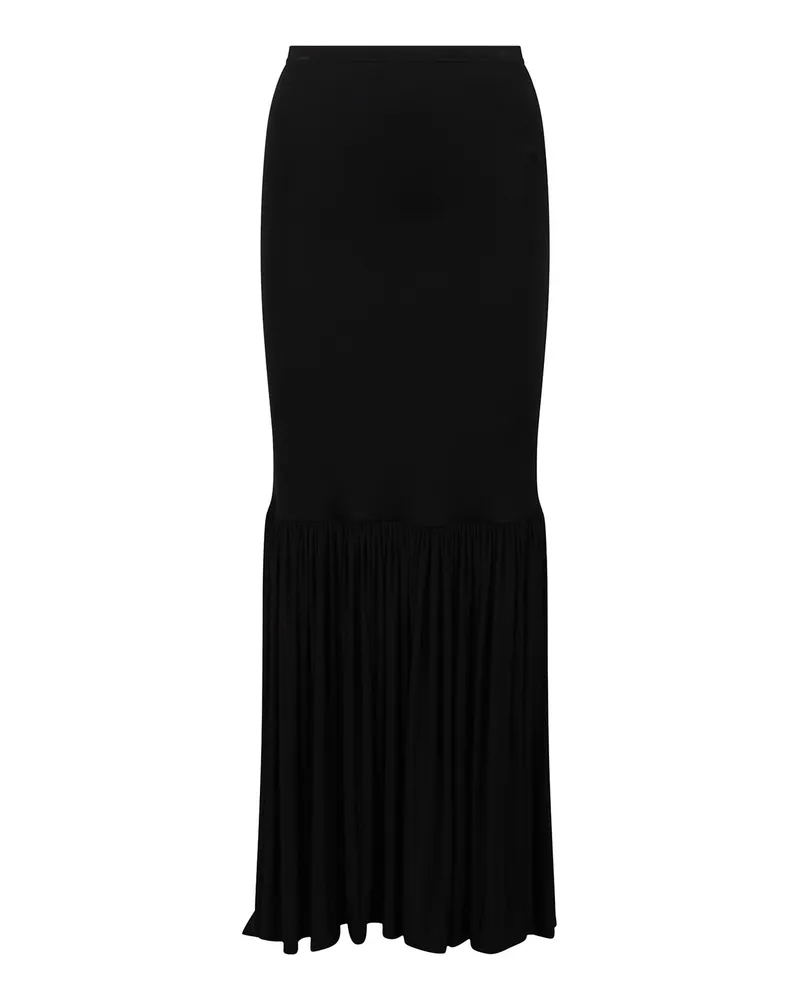 Nina Ricci Langer Rock - Schwarz Schwarz