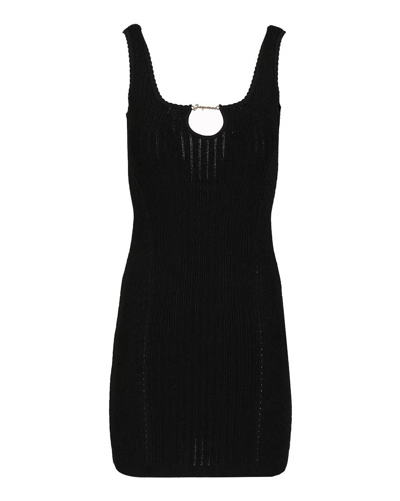 Jacquemus Kurzes Kleid - Schwarz Schwarz
