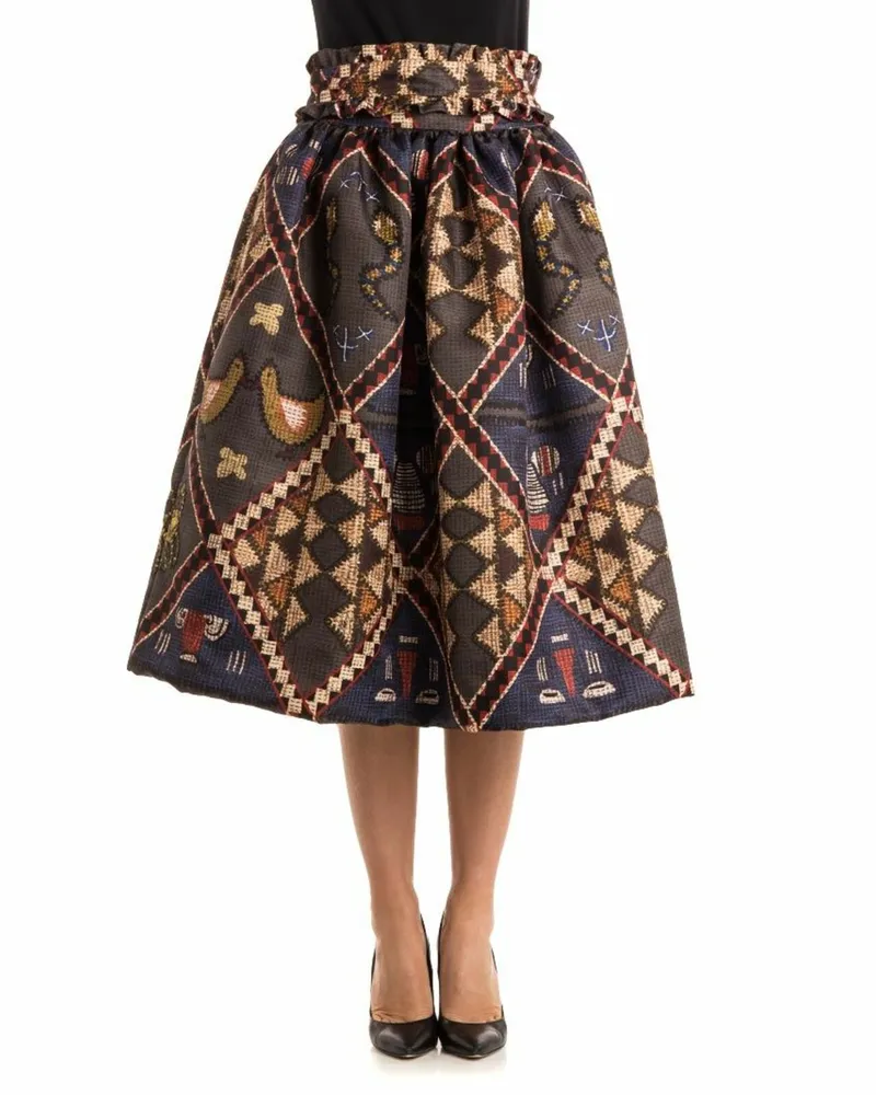 Stella Jean Langer Rock - Bunt Bunt
