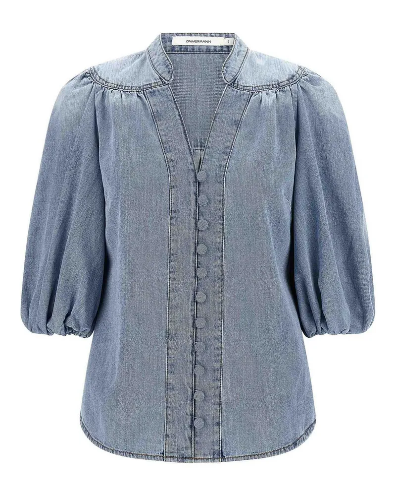 Zimmermann Bluse - Hellblau Hellblau