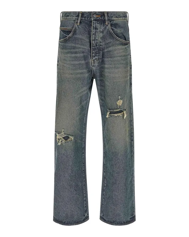 PURPLE BRAND Straight Leg Jeans - Blau Blau