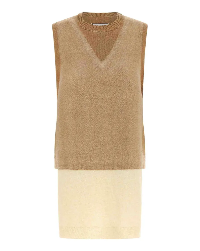 Maison Margiela Weste - Beige Beige