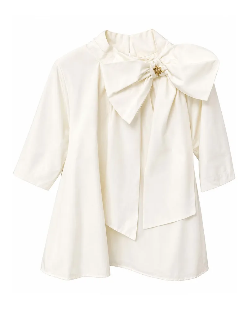 MIMISOL Knielanges Kleid - Creme Creme