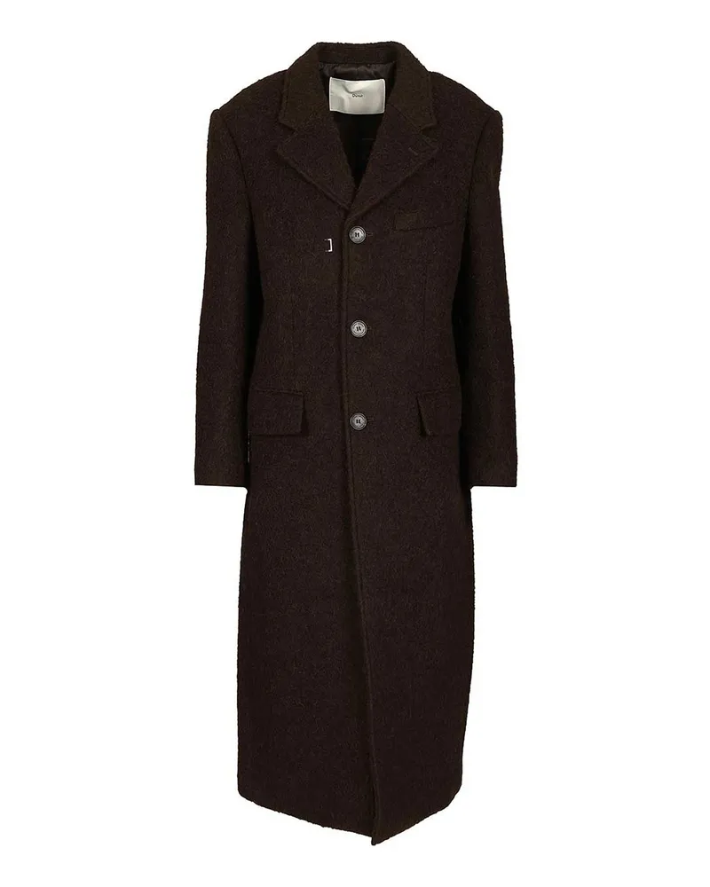 Dunst Knielanger Mantel - Braun Braun