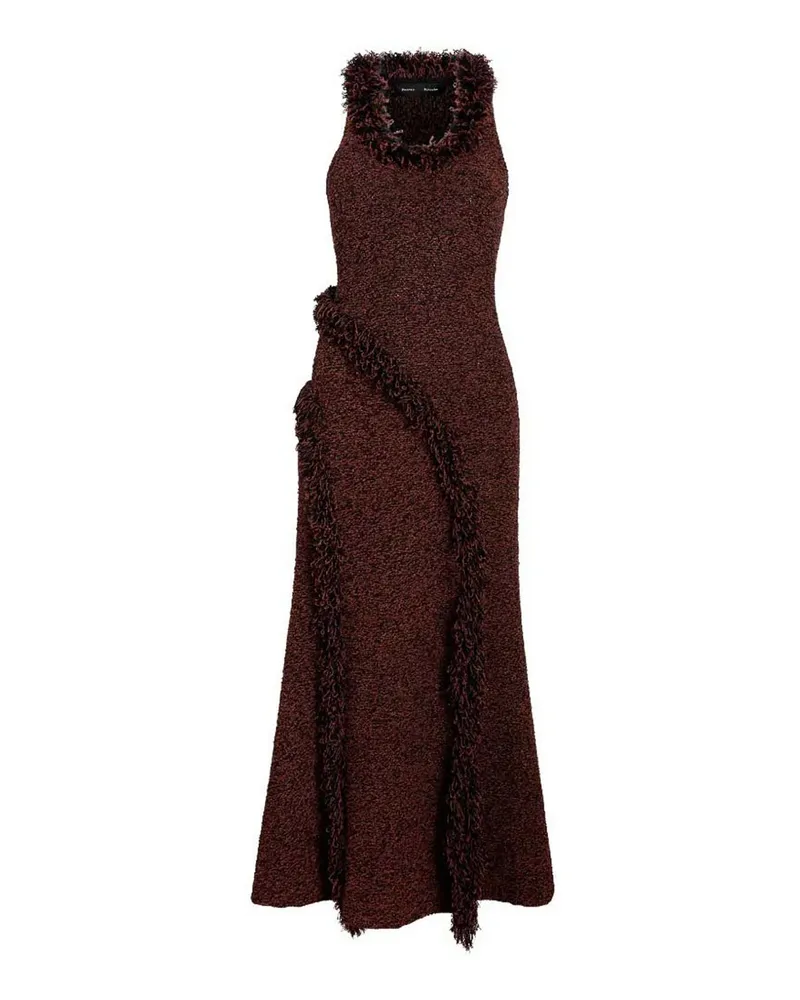 Proenza Schouler Knielanges Kleid - Schwarz Schwarz