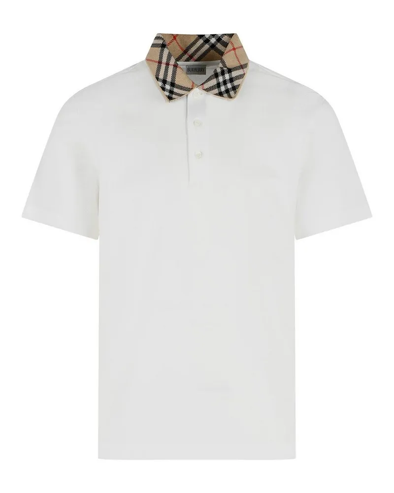Burberry Poloshirt - Weiß Weiß