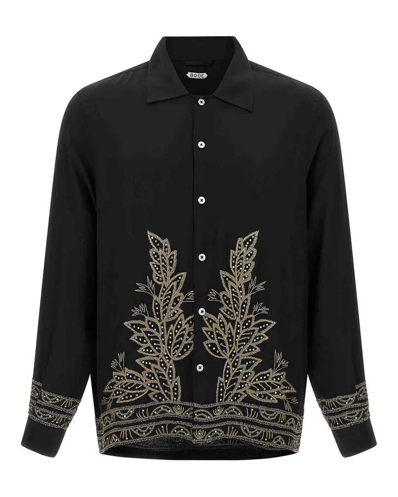 BODE Hemd - Schwarz Schwarz