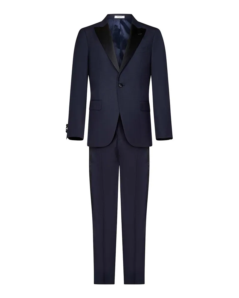 Boglioli Eleganter Anzug - Blau Blau