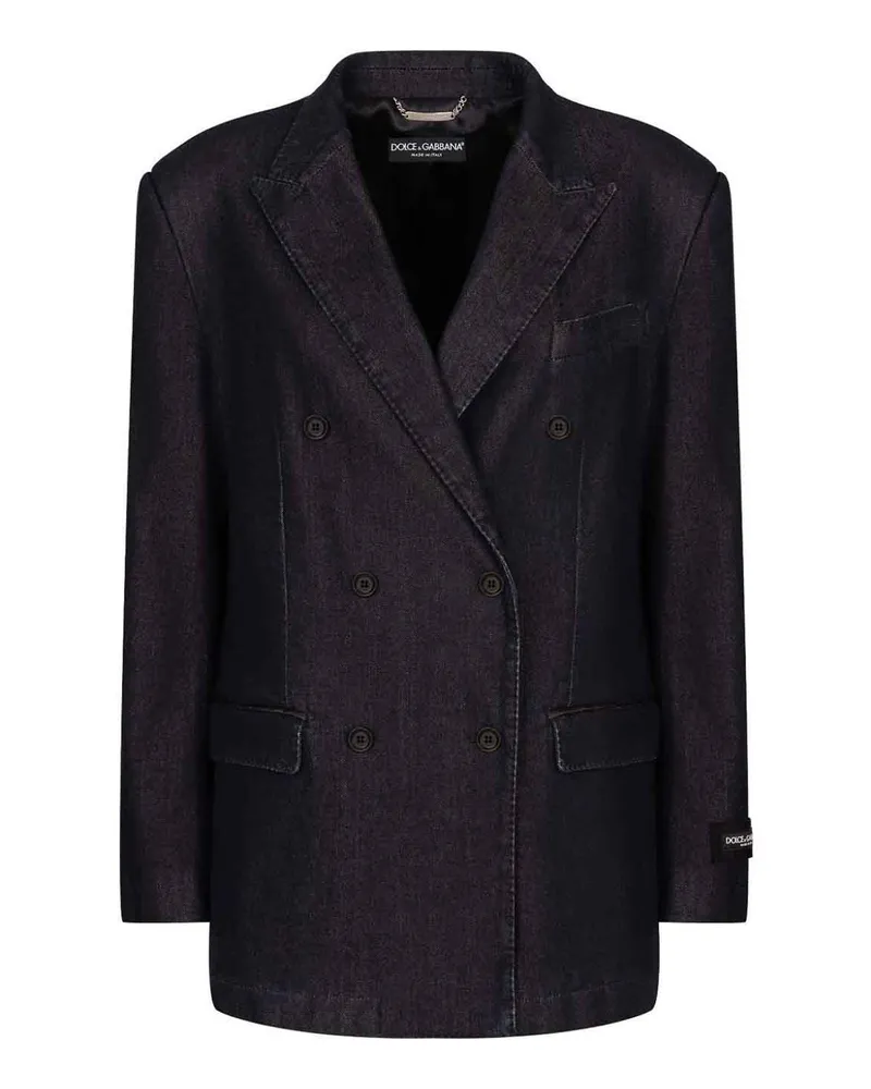 Dolce & Gabbana Casualjacke - Schwarz Schwarz