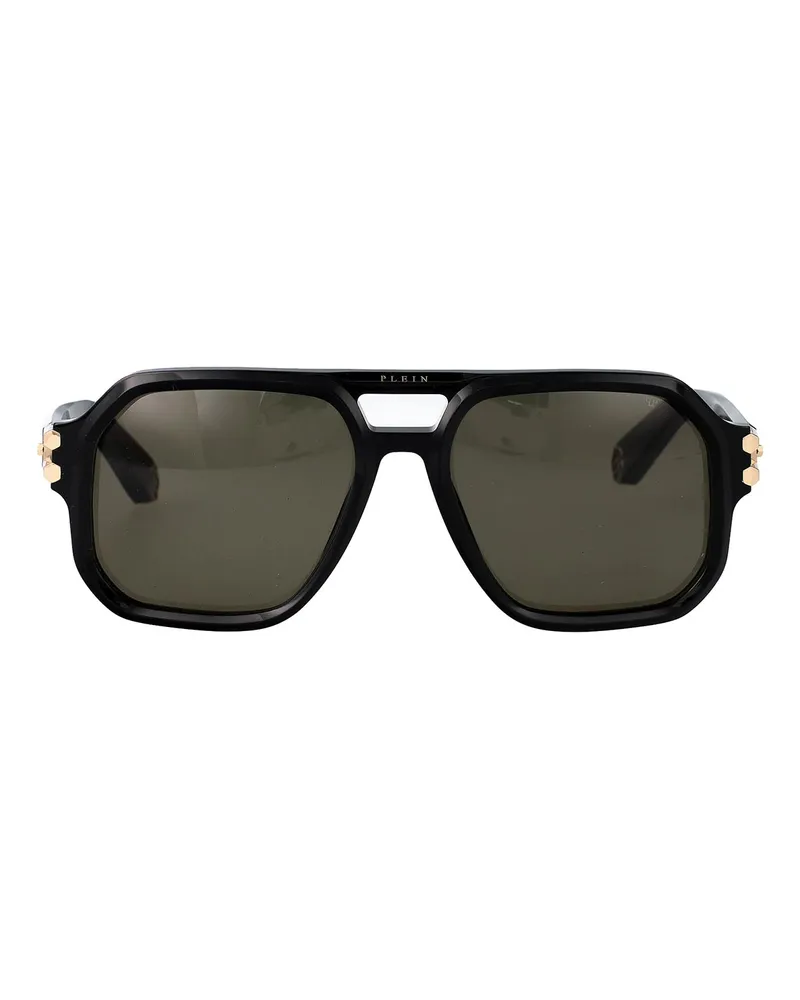 Philipp Plein Sonnenbrille - Schwarz Schwarz