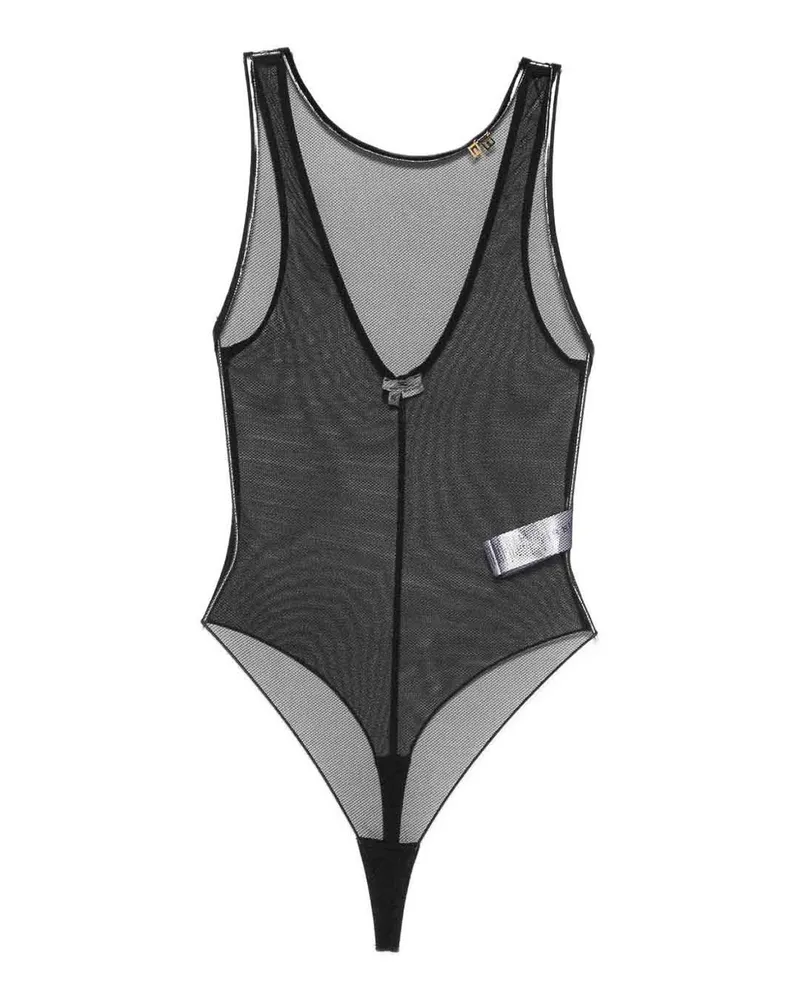 Elisabetta Franchi Top - Schwarz Schwarz