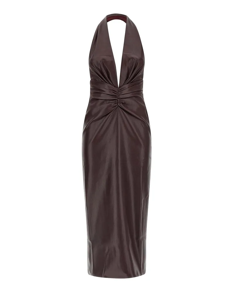 ANDAMANE Knielanges Kleid - Dunkelrot Dunkelrot