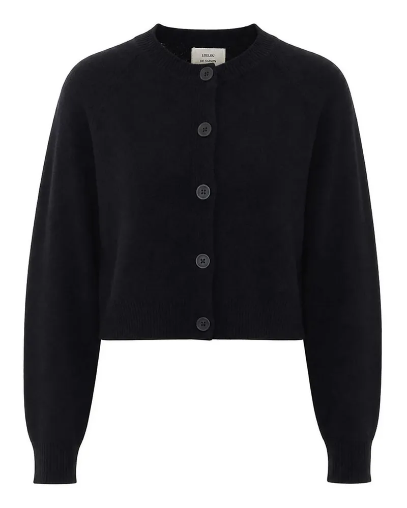Loulou Studio Cardigan - Schwarz Schwarz