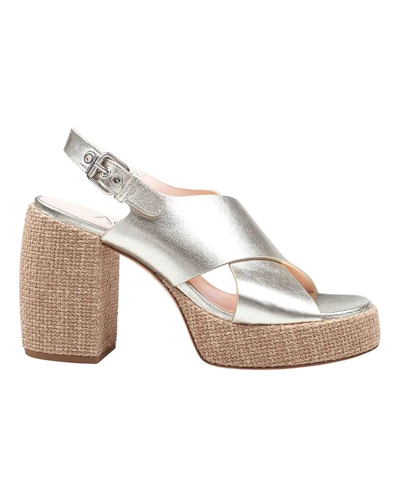 Attilio Giusti Leombruni Sandalen - Weißgold Weißgold