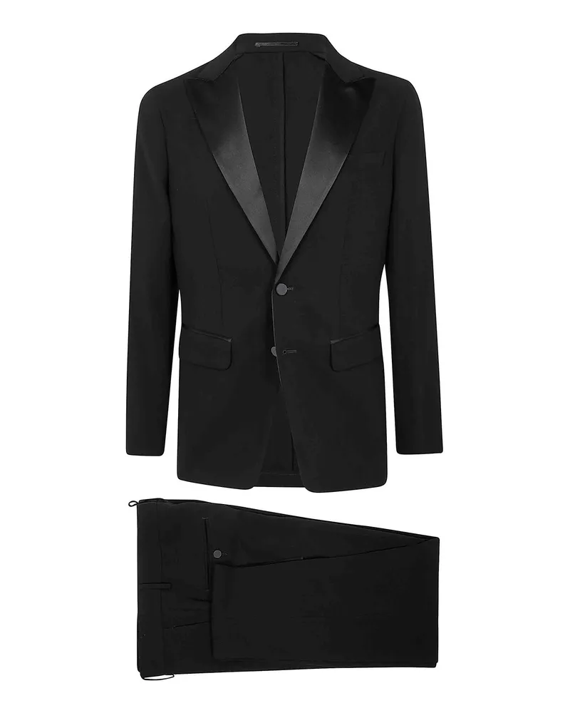 Dsquared2 Eleganter Anzug - Schwarz Schwarz