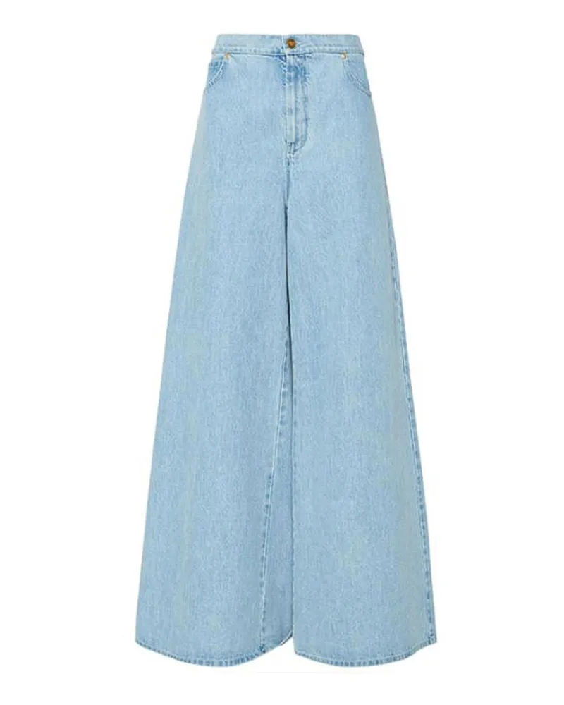 Max Mara Straight Leg Jeans - Blau Blau
