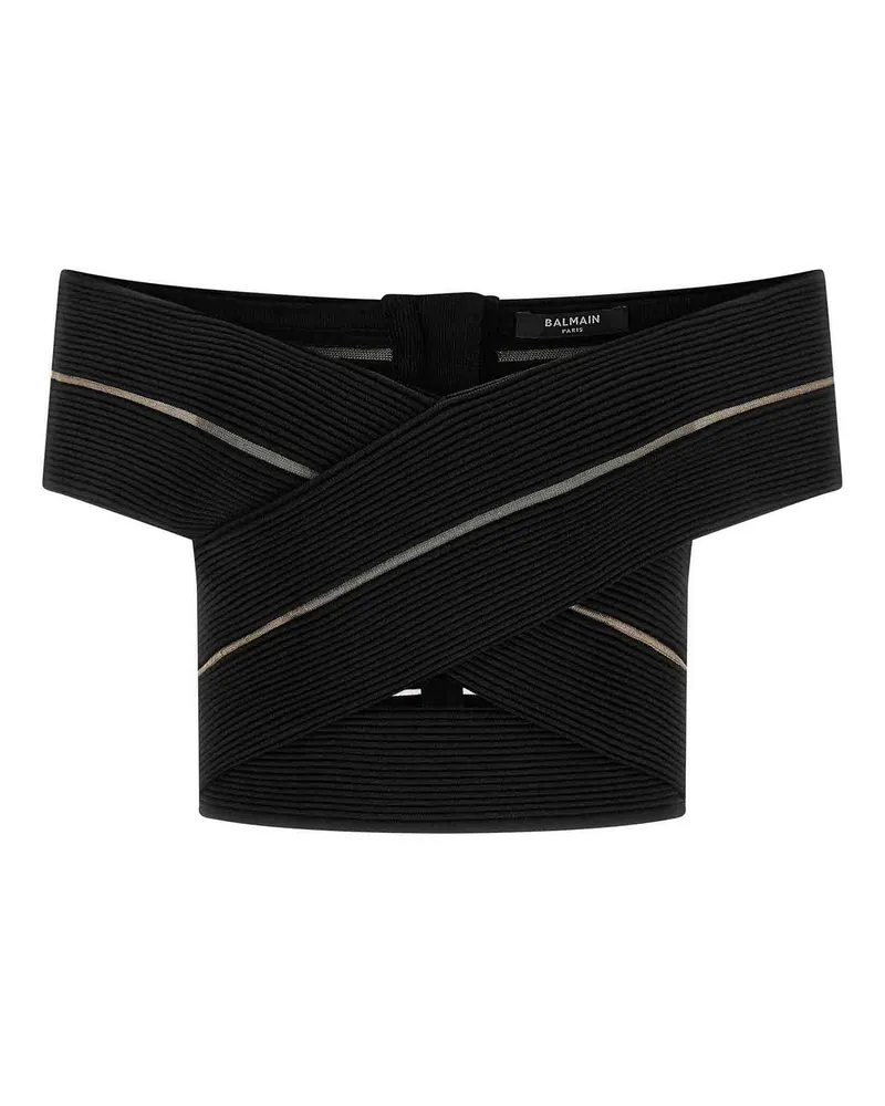 Balmain Top - Schwarz Schwarz