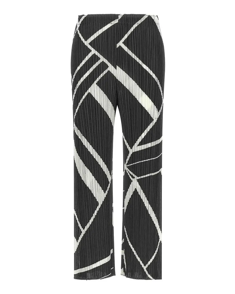 Issey Miyake Formale Hose - Grau Grau