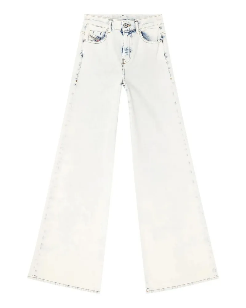 Diesel Bootcut Jeans - Weiß Weiß