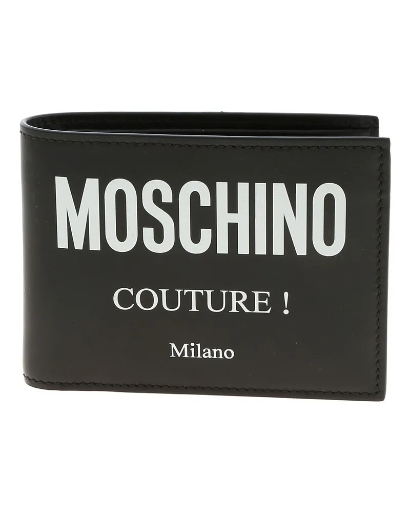 Moschino Portemonnaie - Schwarz Schwarz