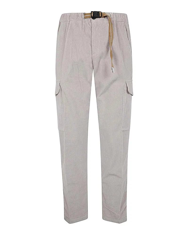 PLAN C Casual Hose - Weiß Grau