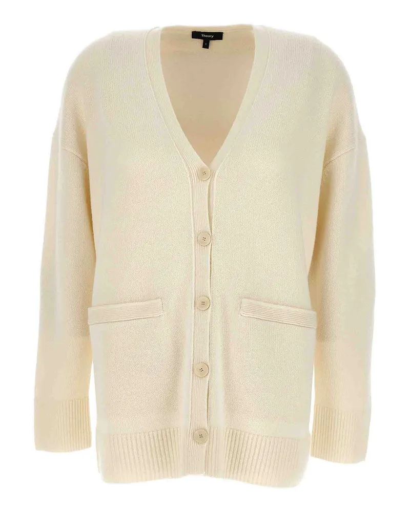 Theory Cardigan - Weiß Weiß