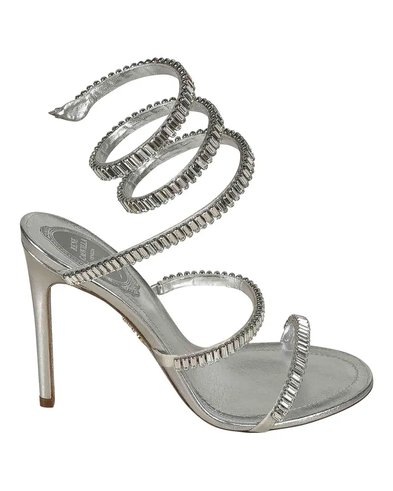 René Caovilla Sandalen - Silber Silber