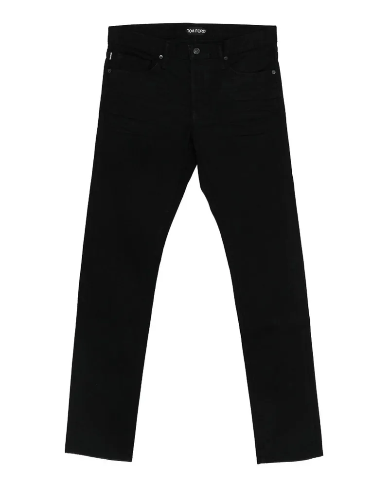 Tom Ford Straight Leg Jeans - Schwarz Schwarz