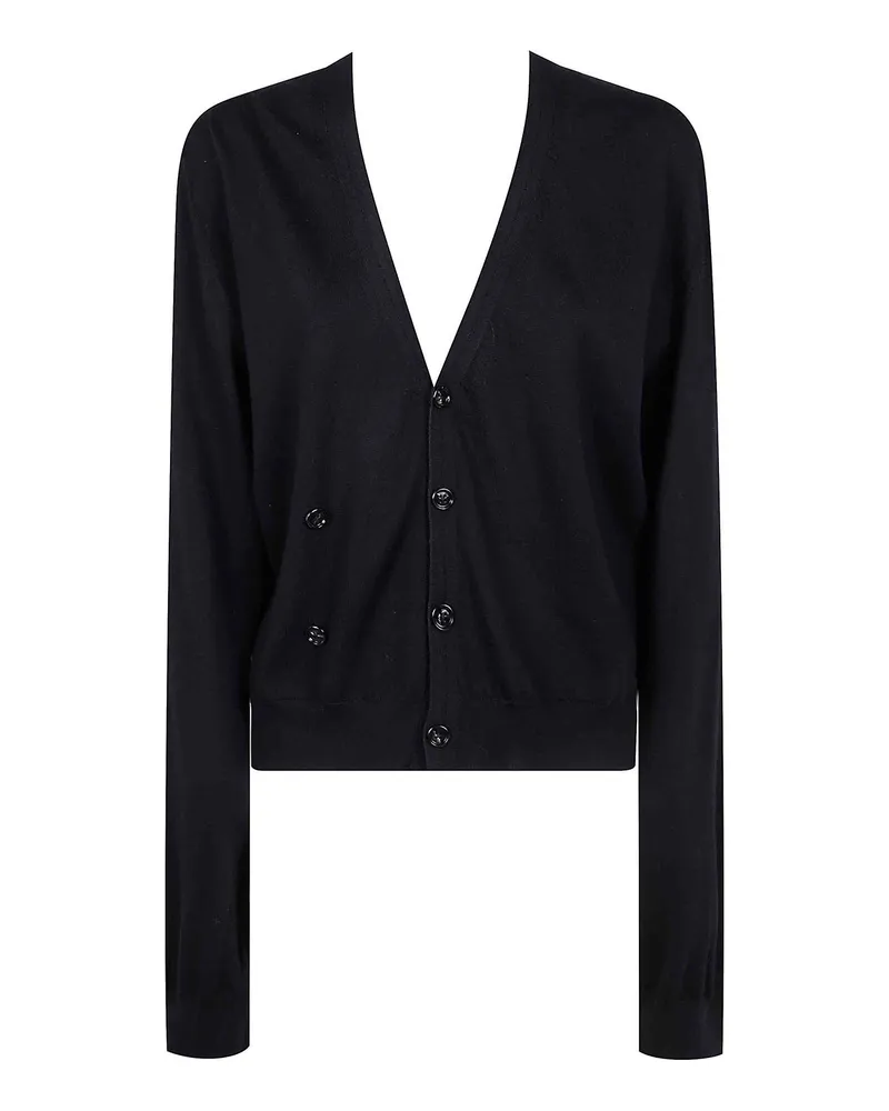 Ann Demeulemeester Cardigan - Schwarz Schwarz