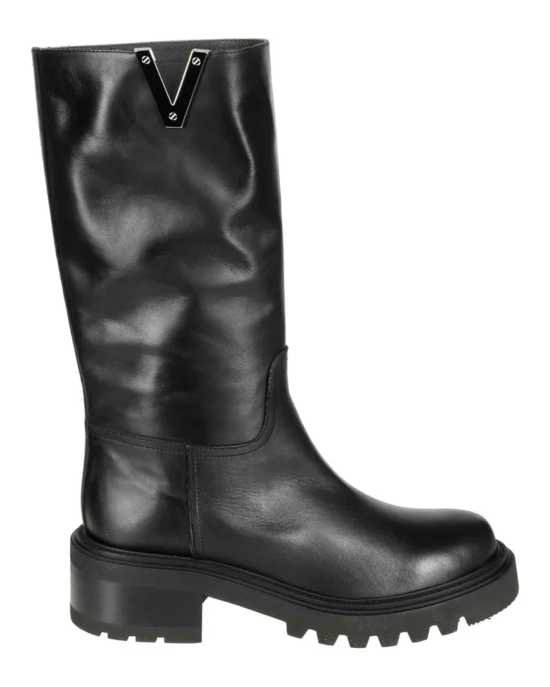 Via Roma 15 Stiefel - Schwarz Schwarz