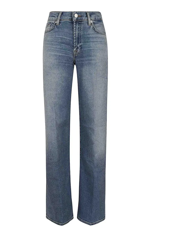 7 for all mankind Straight Leg Jeans - Denim Denim