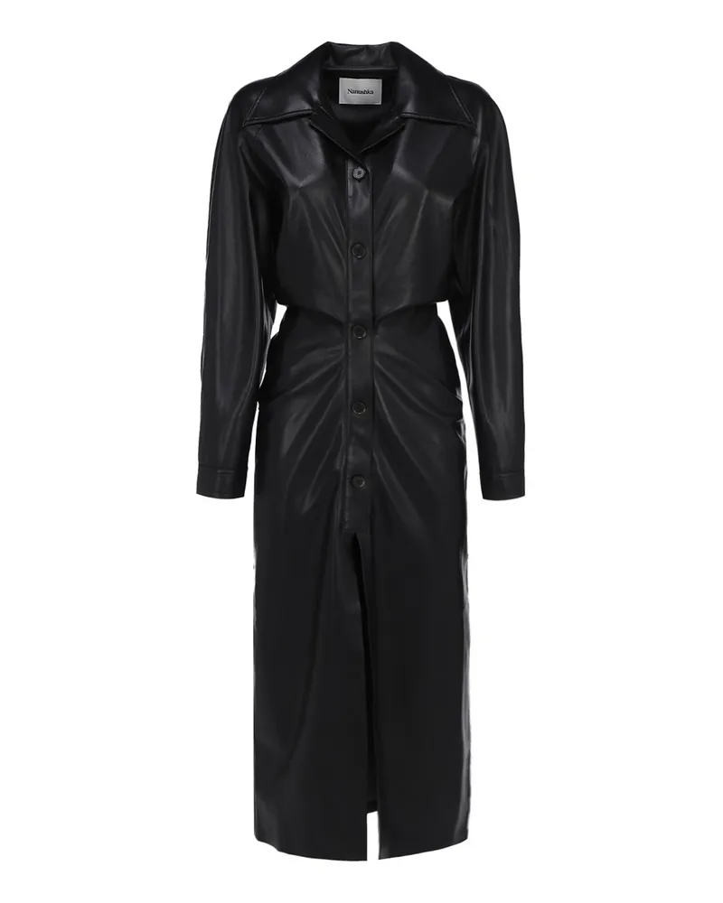 Nanushka Maxikleid - Schwarz Schwarz