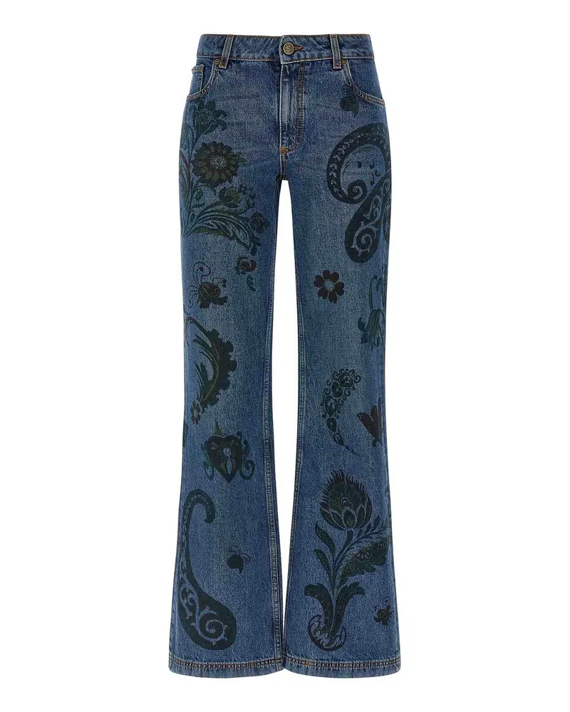 Etro Bootcut Jeans - Bunt Bunt