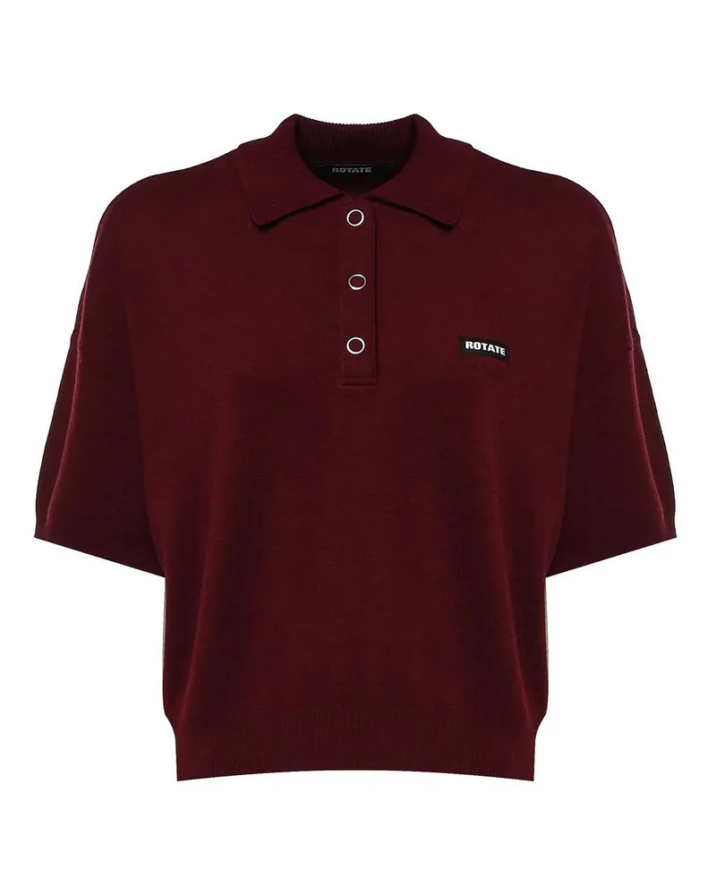 ROTATE Birger Christensen Poloshirt - Rot Rot