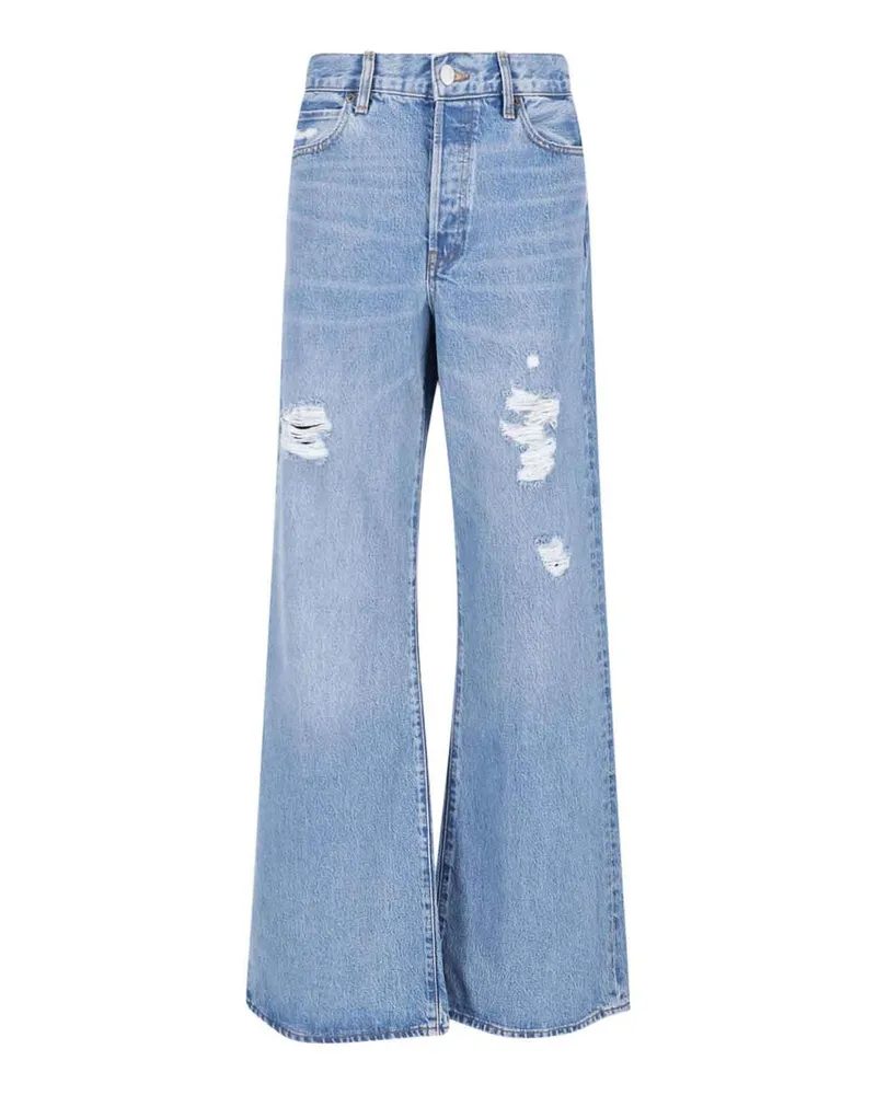 Frame Denim Schlagjeans - Hellblau Hellblau