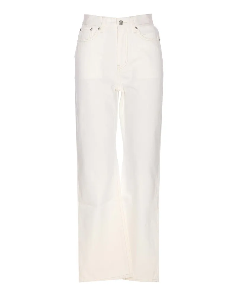 Dunst Straight Leg Jeans - Weiß Weiß