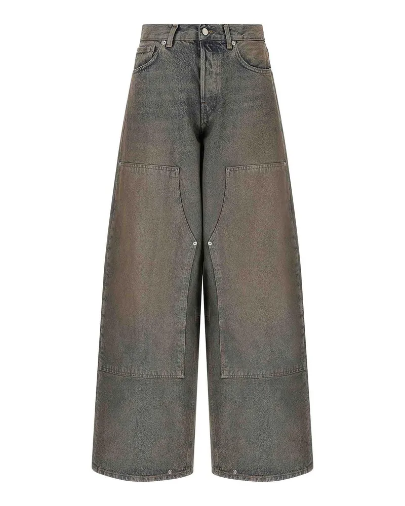 Haikure Straight Leg Jeans - Blau Blau