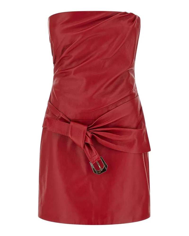 Versace Knielanges Kleid - Rot Rot