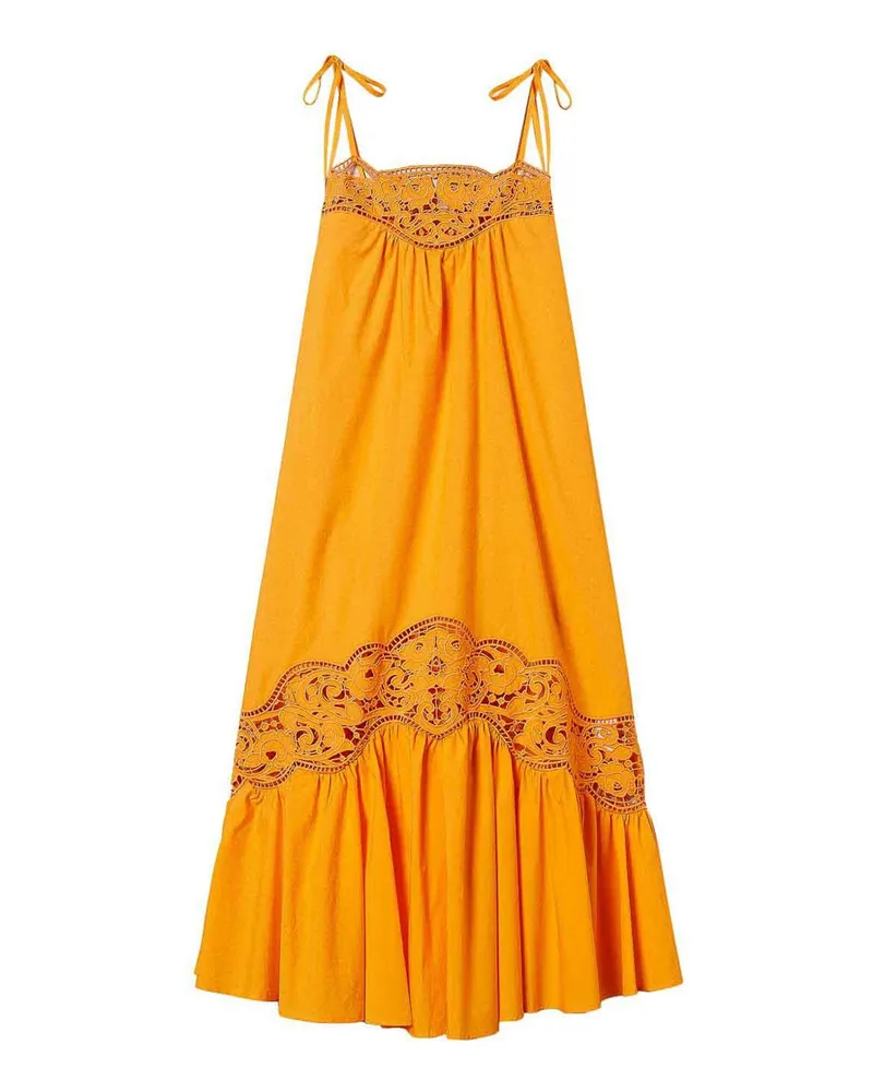 Twin-Set Maxikleid - Gelb Gelb
