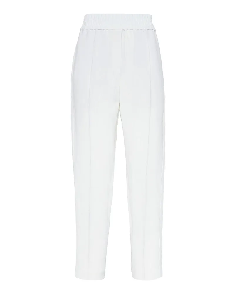 Brunello Cucinelli Casual Hose - Weiß Weiß
