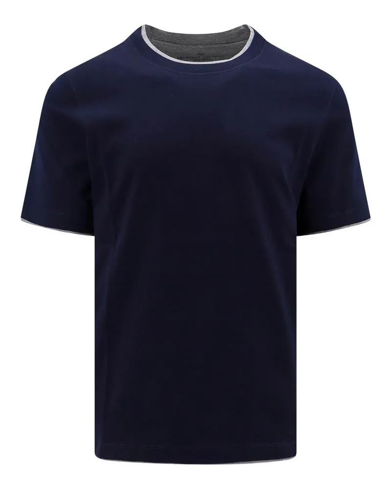 Brunello Cucinelli T-Shirt - Blau Blau