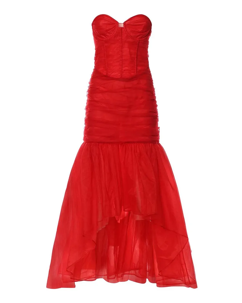 For Love and Lemons Knielanges Kleid - Rot Rot