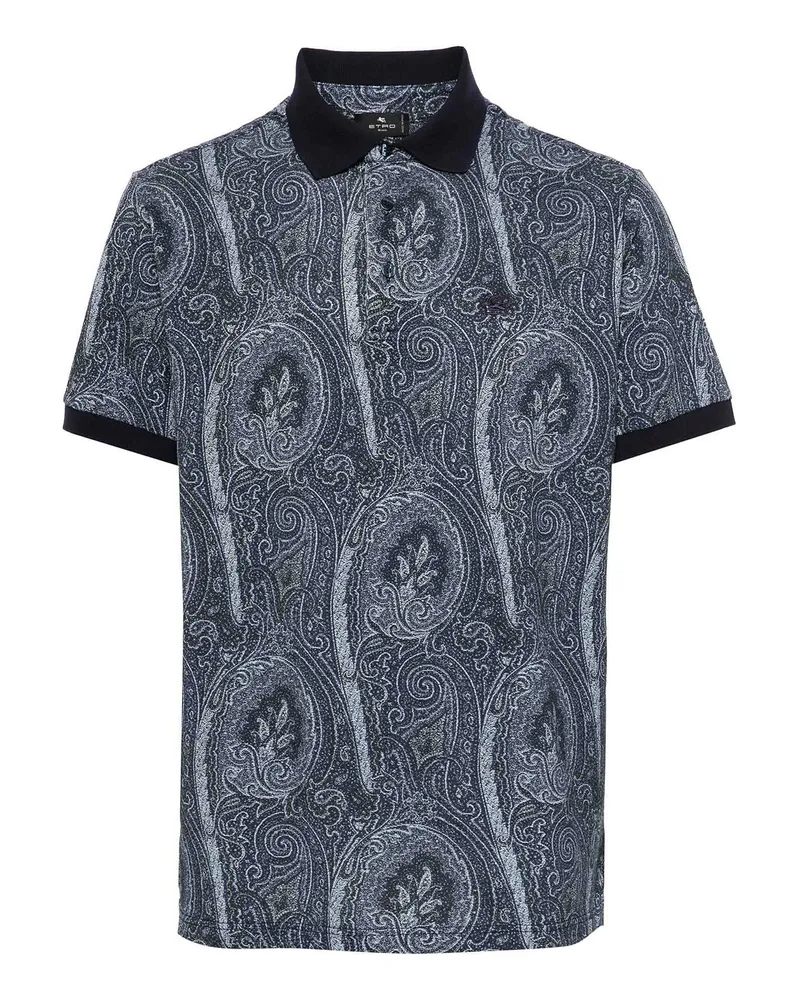 Etro Poloshirt - Schwarz Grau