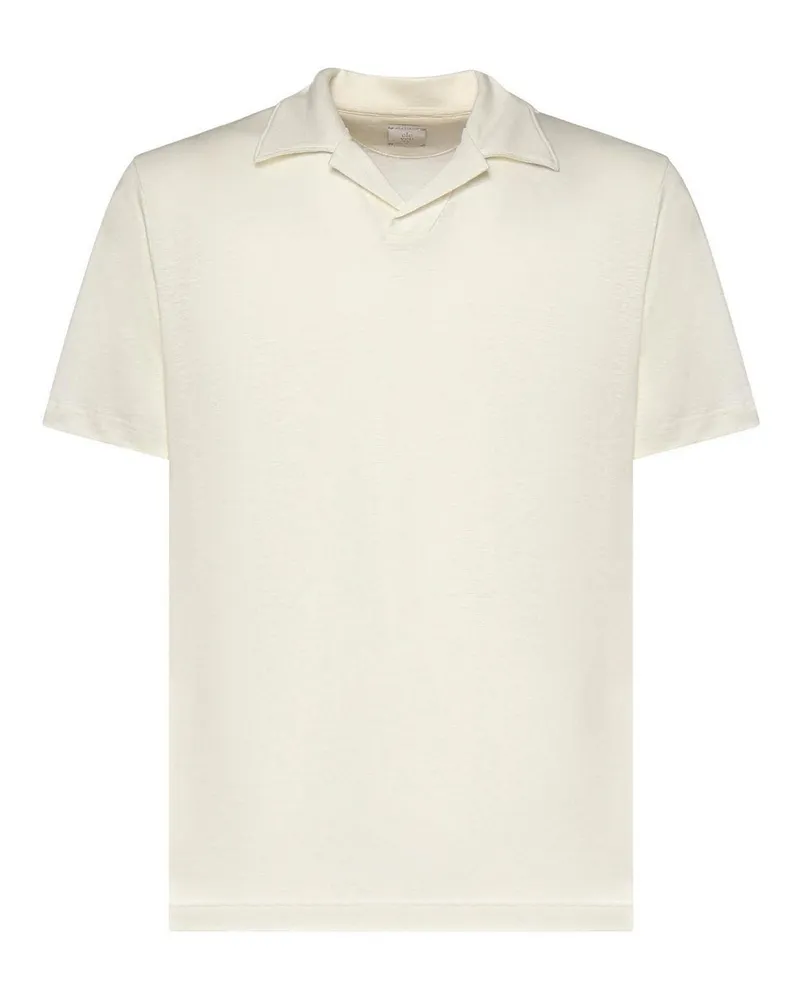 Eleventy Poloshirt - Weiß Weiß