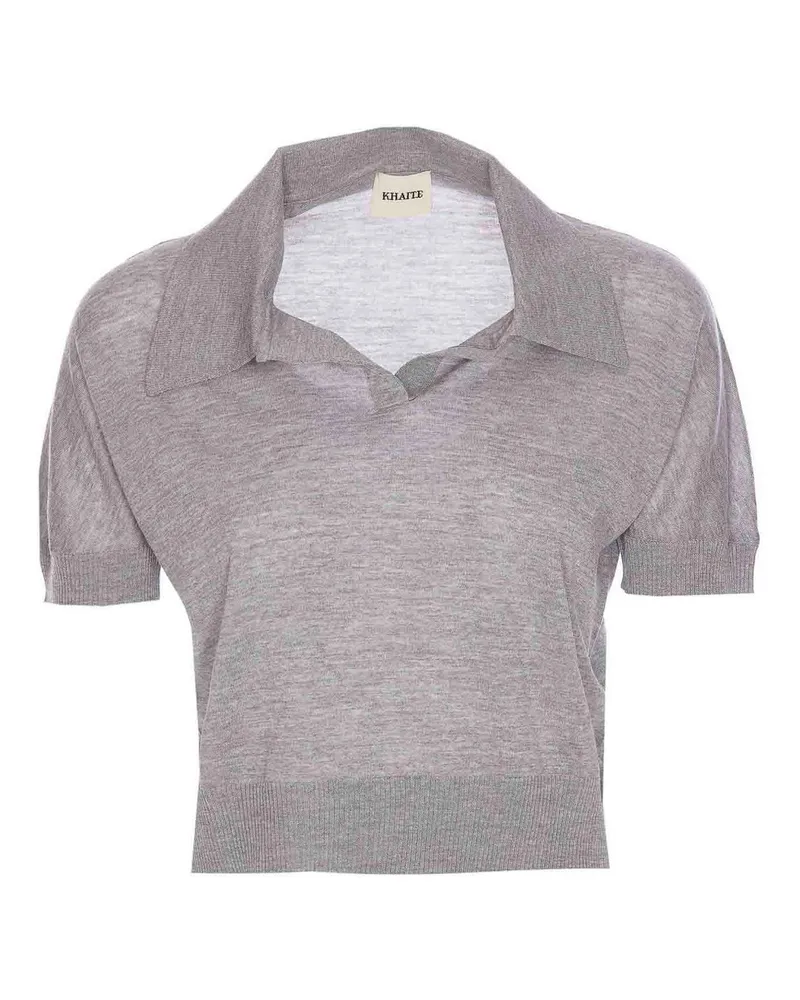 KHAITE Top - Grau Grau