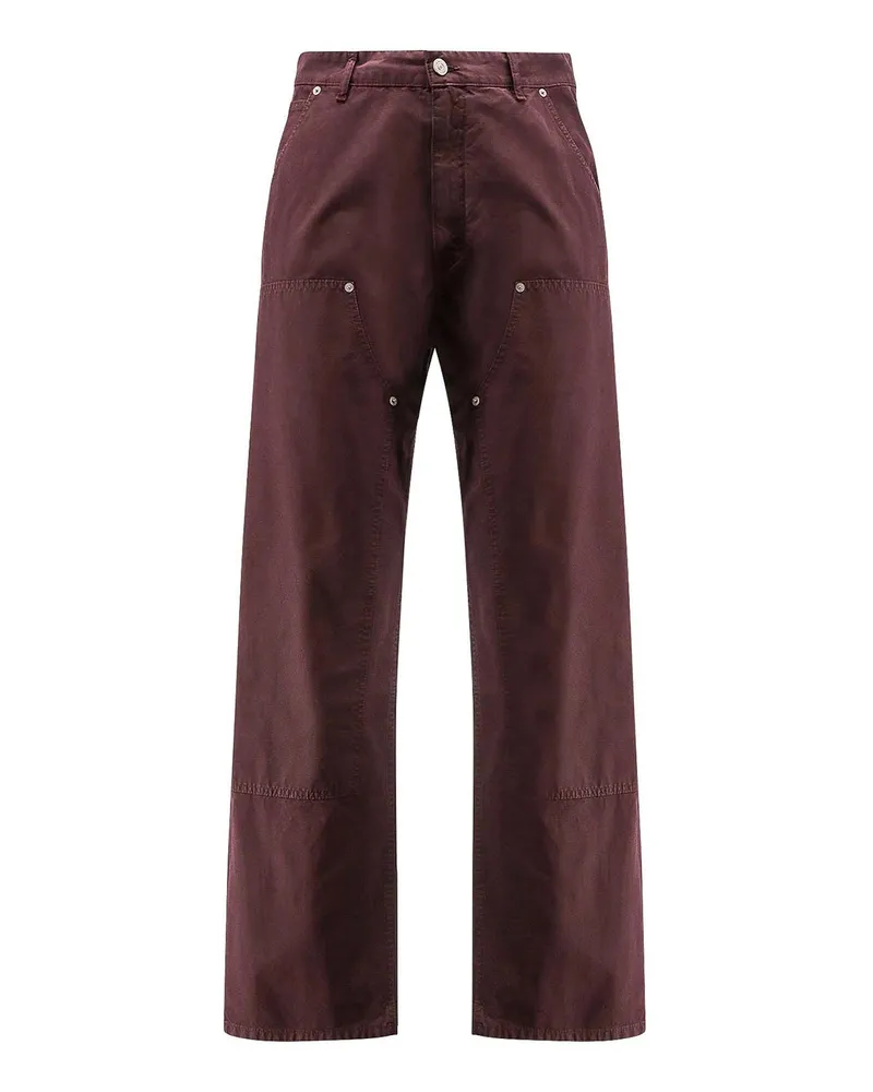 Maison Margiela Casual Hose - Dunkelrot Dunkelrot
